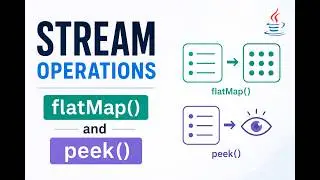 Java Stream Operations Explained | flatMap() vs peek() with Hands-on Examples |Java Streams Tutorial