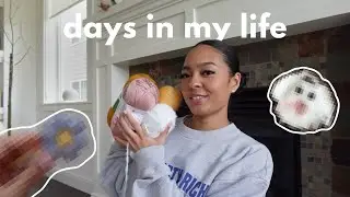 VLOG | crochet gone wrong, thrift store, work day