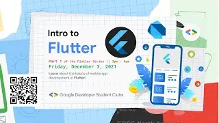 GDSC Intro to Flutter workshop