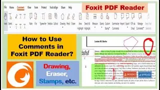 Learn Complete Comments Tools in Foxit PDF Reader || Use All Comments Option in Foxit PDF Reader