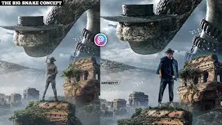 The Big Snake Concept Photo Editing || Snake Realistic Photo Editing || Sony Jackson :- SaifiboyYT