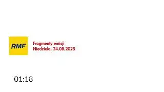 RMF FM - Fragmenty emisji (24.08.2025)
