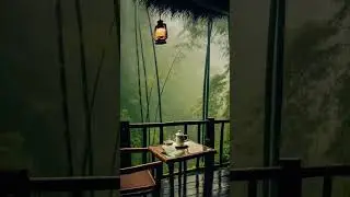 Enjoy the rain and View