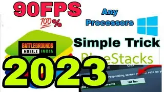 How To Get 90 FPS In BLUESTACKS BGMI Any Ryzen Processor Copy Paste Setting | For LowEnd PC