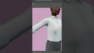 How to create folded sleeves in Audaces Fashion Studio | 3D clothing design tutorial 👕 #3dclothing
