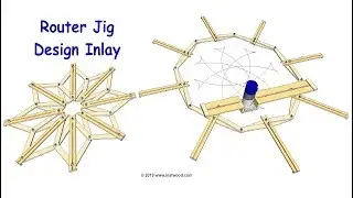 Фрезерование узоров 2 - Router Jig Design Inlay 2