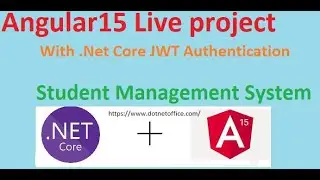Part 8 : Student Registration API in asp.net core |Angular 15  with .NET Core JWT Authentication