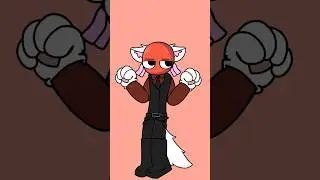 sad cat dance / red rainbowfriends animation 