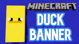 How to Make a Cute Duck Banner in Minecraft!