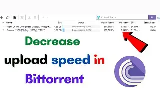 How to Reduce Upload Speed in Bittorrent 🚀 Bittorrent Speed Increase  🚀 Bittorrent Best Settings