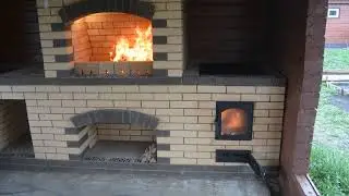 печное дело томск.Комплекс.Барбекю,печь под казан,столик,мойка.