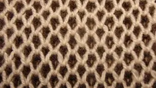 Honeycomb pattern in two colors