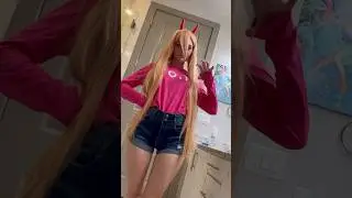 Chainsaw Man Toilet Scene In Real Life #chainsawman #denji #power #anime #cosplay