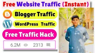 Free Traffic For Blogger & WordPress | Increase Website Traffic Fast & Free | Secret Traffic Method