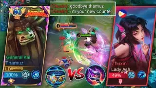 THAMUZ VS NEW OP HERO ZHUXIN IN SIDELANE!! | ZHUXIN THE NEW COUNTER OF THAMUZ? (MUST WATCH) 🔥