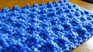 Crochet Stitch: Granule Crochet Stitch - texture crochet stitch - Right hand 