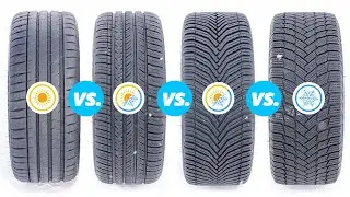 Michelin Pilot Sport 4S vs PIlot Sport AllSeason 4 vs CrossClimate 2 vs X-Ice Snow! Tested and Rated