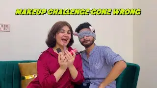 Makeup challenge gone wrong | Nabeel ki hat gai 🥹 | He chose the products 😂