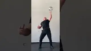 Жим на попа 50 кг, левой и правой рукой