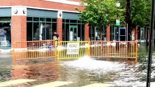 Aftermath of Hurricane Irene in Hoboken, NJ