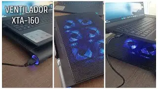 Ventilador Externo para Laptop (Xtech de 6 Ventiladores)
