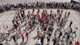 Танцевальный флешмоб в Пинске
