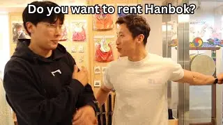 Have you ever seen how Hanbok shop owner behaves during a day?