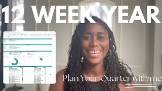 How to Plan to Achieve ALL your Goals | Q2 Planning 12 week Year| Free 12 weeks year template
