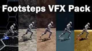 Footsteps VFX Pack - Unreal Engine Marketplace Asset