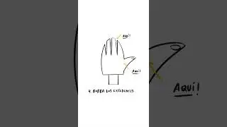 Dibuja una mano a partir de una paleta de helado🍦 #tutorial fácil #pasoapaso