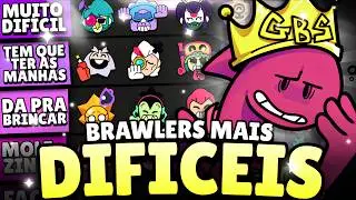 Ranking all the Brawl Stars brawlers from hardest to easiest to play! 