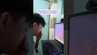 Developer have Deadline💨 #developer #programming #coding #memes #relatable #javascript #java