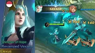 New Revamped Vexana Quick Gameplay Summoning Lord / Undead Knight (Quick Peek Skills) Mobile Legends