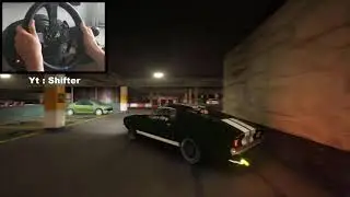Fast and Furious Tokyo Drift Parking Drifting In Mustang '68 With Steering Wheel And Shifter !