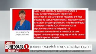 PLAFONUL PENSIEI PÂNĂ LA CARE SE ACORDĂ MEDICAMENTE