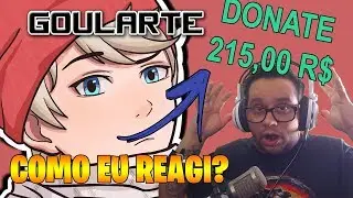 REACT GOULARTE RECEBI 215,00 REAIS! COMO EU REAGI?