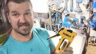 HONEST REVIEW of this Dewalt 5 in 1 Multi Tack Staple Gun