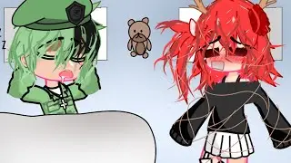 Christmas gift gacha club htf flippy x flaky inspired by @Onaun