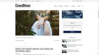 Grand News Magazine Newspaper HTML editorial responsive