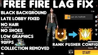 free fire full vbot black background lag fix config 1.69.15 ||