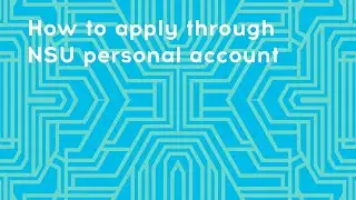 How to apply through personal account