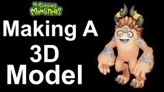 Making A 3D Model Of Stoowarb From My Singing Monsters [3D MSM 35 (S1)] | The Oven Guru