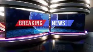 (4K) News background | Background news clip | Breaking News GreenScreen | No copyright | AuCreations