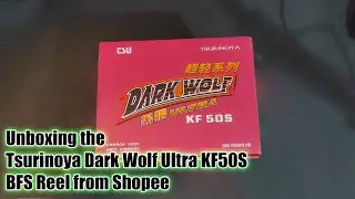 Unboxing the Tsurinoya Dark Wolf Ultra KF50S BFS Baitcasting Reel I Pinoy Tackle Unboxing