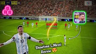 L.Messi 101 Showtime card review • Double Booster Card • Efootball 25😍🔥