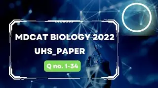 MDCAT Biology 2022 solved paper #mdcat #nmdcat #mdcatbiology #mdcat2022 #mdcat2023