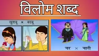 Hindi opposite words, विलोम शब्द, विलोम शब्द (Opposite Words) हिंदी