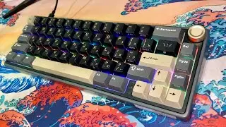 АСМР МОЯ НОВАЯ КЛАВИАТУРА Royal Kludge R65 