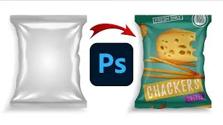 ✅Create Simulation on Cookies Packet in Photoshop🔥