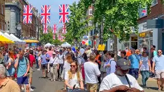 MARYLEBONE SUMMER FESTIVAL 2023 🌞 LONDON 30°C HEATWAVE, Street Festival Walk Tour | 4K HDR